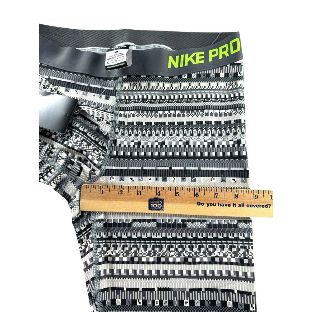 Nike Pro Hyperwarm Leggings Womens Large Dri-FIT Patterned Thermal Pants NWT - Picture 7 of 14